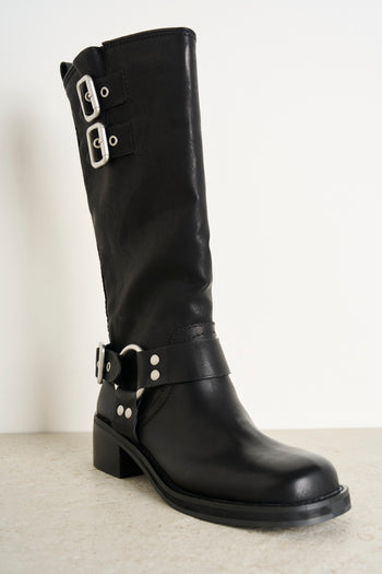 Women's Biker Boots - 5