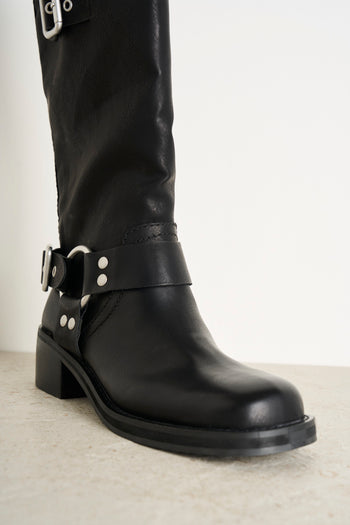 Women's Biker Boots - 6