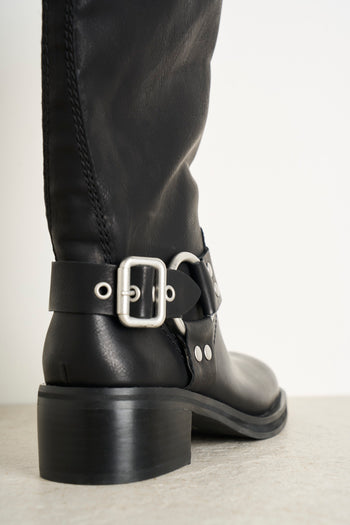 Women's Biker Boots - 8