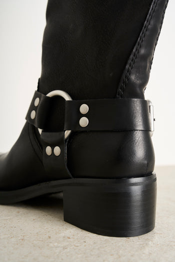 Women's Biker Boots - 10