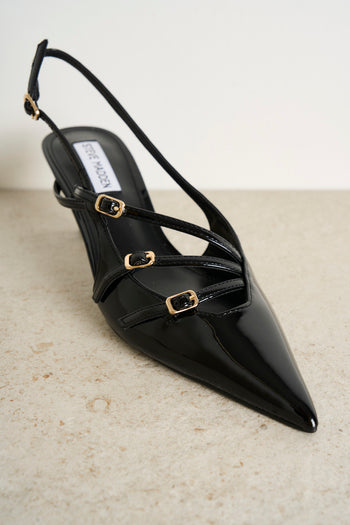 Black Pointed Heel Shoe - 3