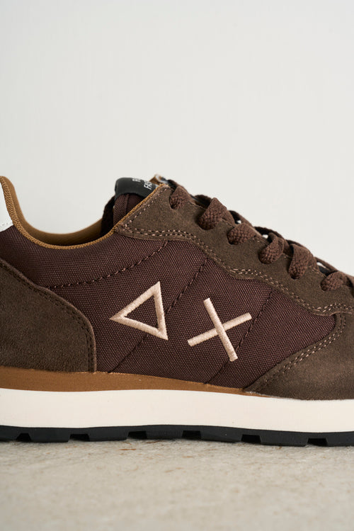 Men's brown suede sneakers - 2