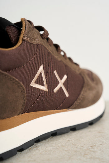 Men's brown suede sneakers - 8