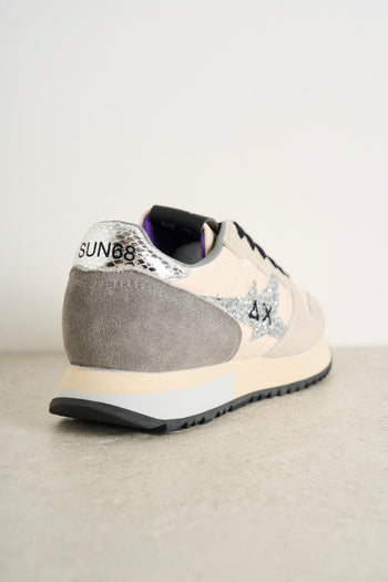 Women's sneakers in suede and nylon - 6