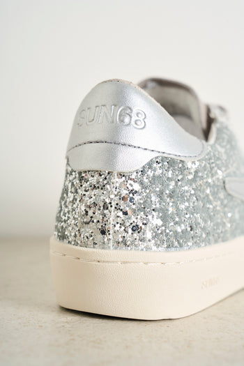 Katy silver glitter women's sneakers - 6