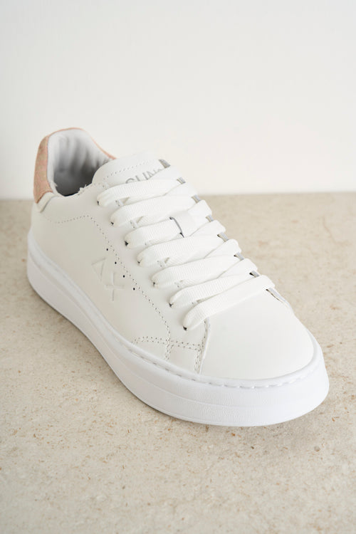 Sneakers donna bianca e rosa Grace - 2