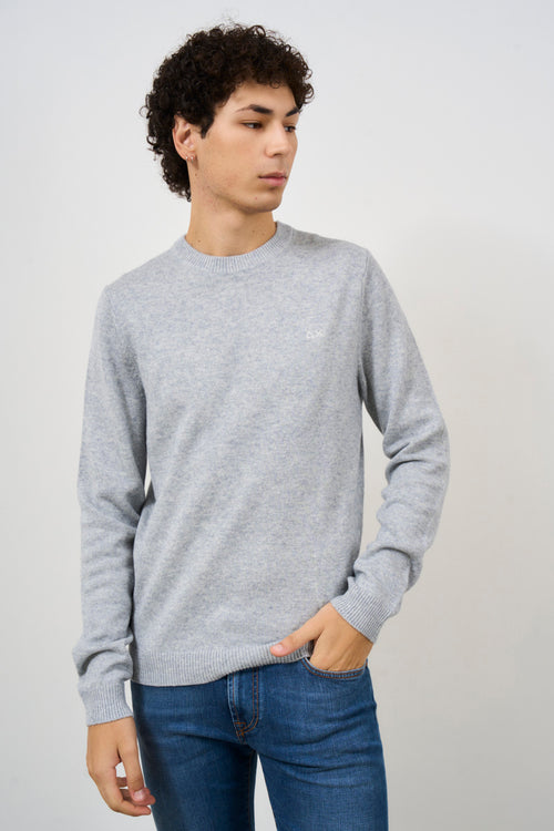 Maglia uomo grigio girocollo - 2