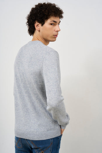 Maglia uomo grigio girocollo - 6