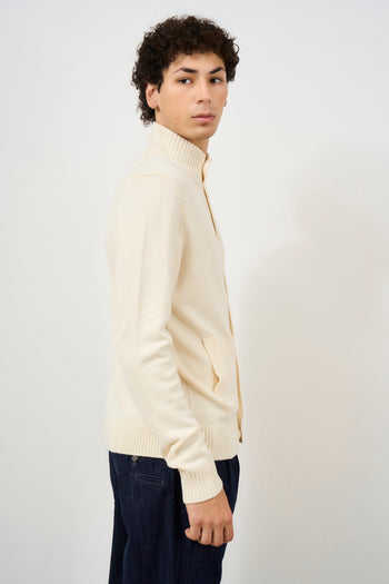 Men's cream cardigan - 7