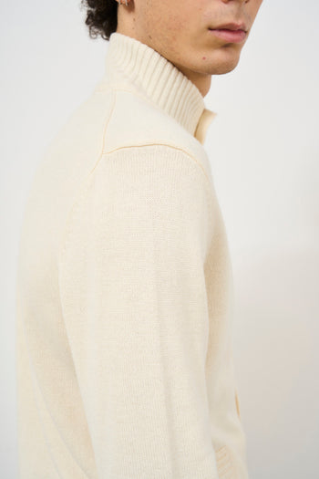 Men's cream cardigan - 8