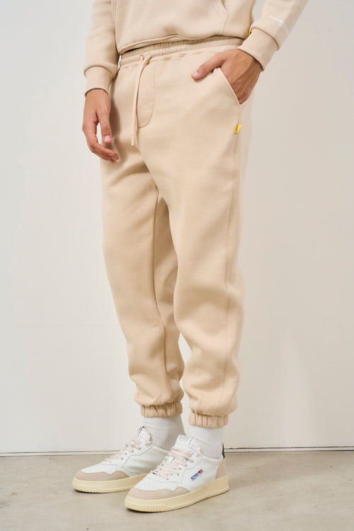 Pantalone tuta jogger uomo beige - 2