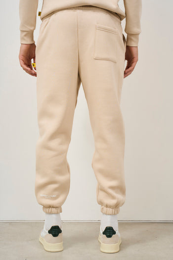 Pantalone tuta jogger uomo beige - 4