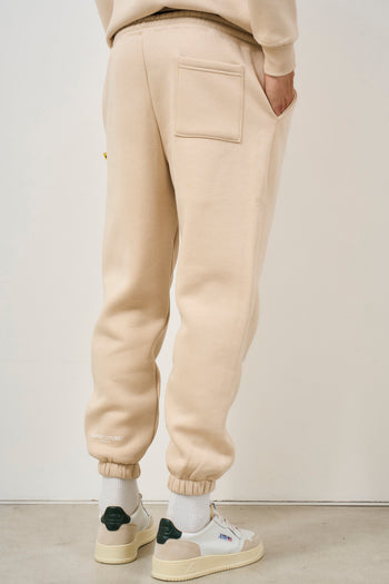 Pantalone tuta jogger uomo beige - 5