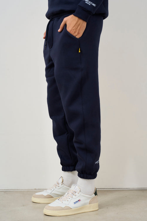 Pantalone tuta jogger uomo blu - 2