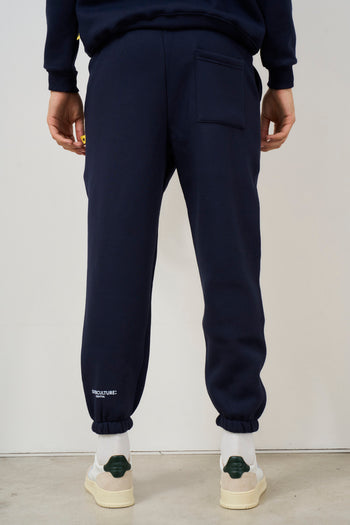 Pantalone tuta jogger uomo blu - 5