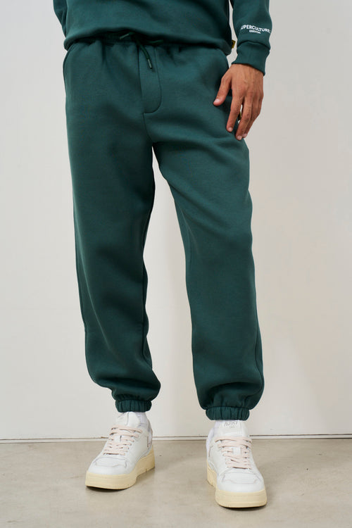 Pantalone tuta jogger uomo verde - 1