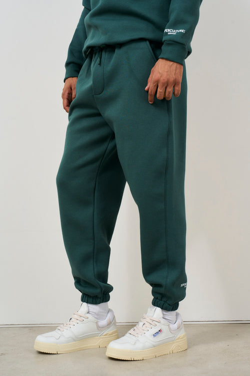 Men's Green Jogger Tracksuit Pants - 2