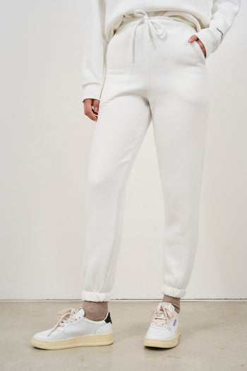 Women's white jogger tracksuit pants - 3