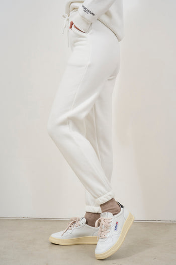 Women's white jogger tracksuit pants - 4