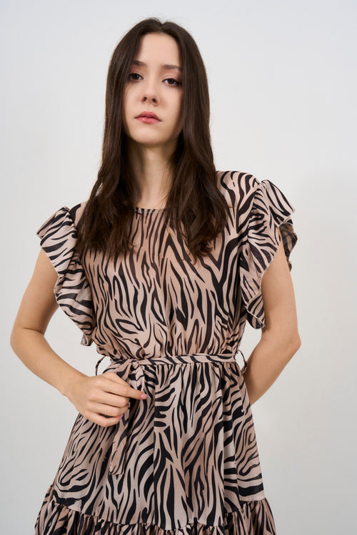 Abito donna mini animalier - 2