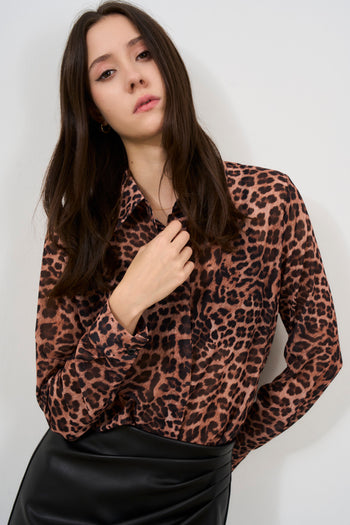 Camicia donna leopardata - 4