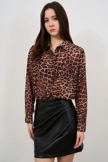 Camicia donna leopardata - 8