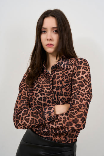 Camicia donna leopardata - 9