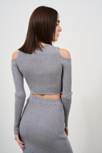 Women's grey knitwear set - 6