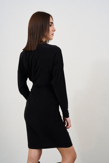 Abito donna nero midi - 7