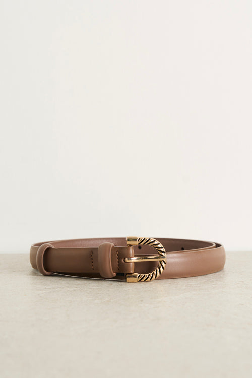 Brown women's belt