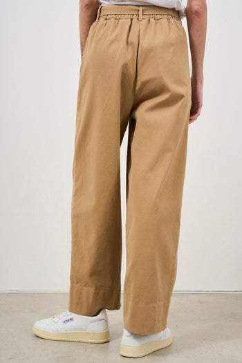 Camel women's trousers with belt - 4