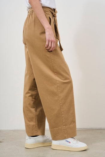 Camel women's trousers with belt - 6