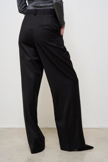 Pantalone donna nero a palazzo - 6