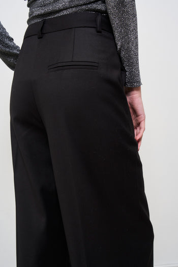 Pantalone donna nero a palazzo - 9