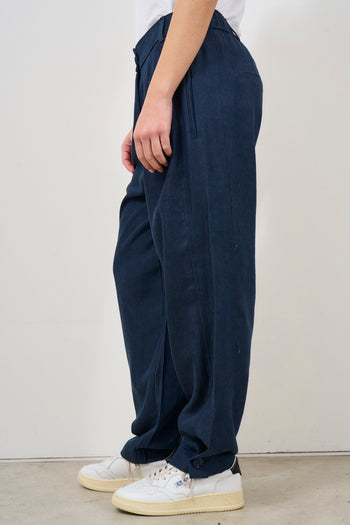 Jeans donna baggy in denim scuro - 4