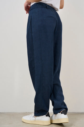 Jeans donna baggy in denim scuro - 6