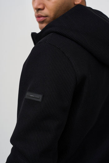 Men's jacket with black hood - 6