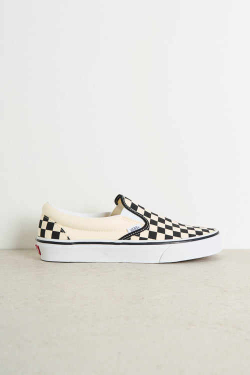 Sneakers slip-on con stampa checkerboard