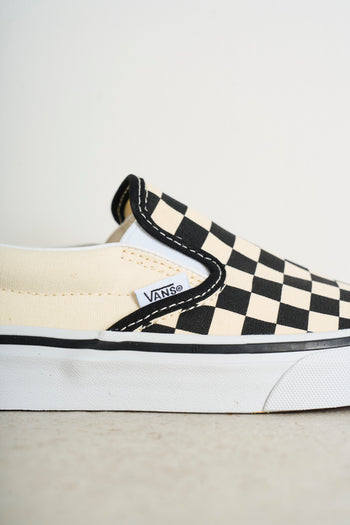 Slip-on sneakers with checkerboard print - 3