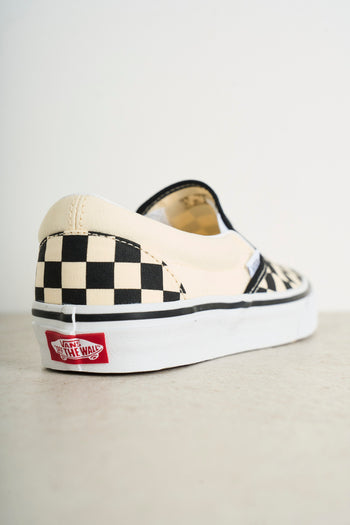 Slip-on sneakers with checkerboard print - 7