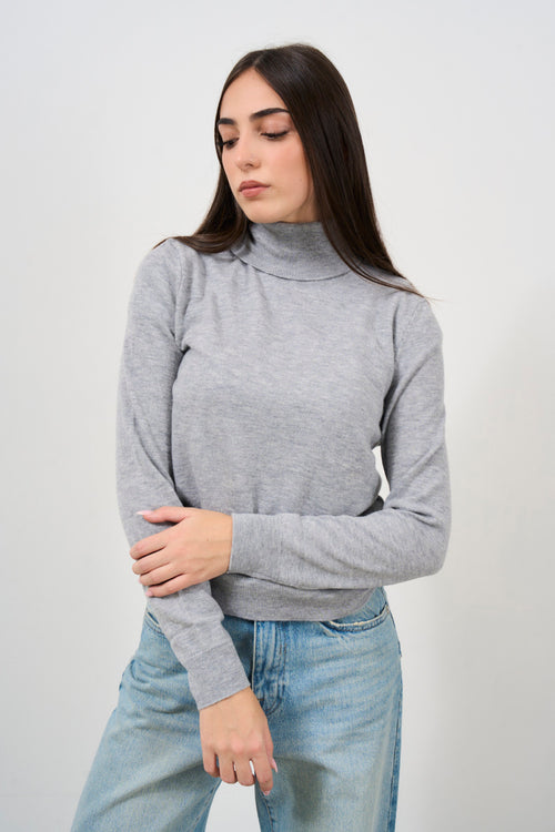 Long-sleeved wool turtleneck - 2