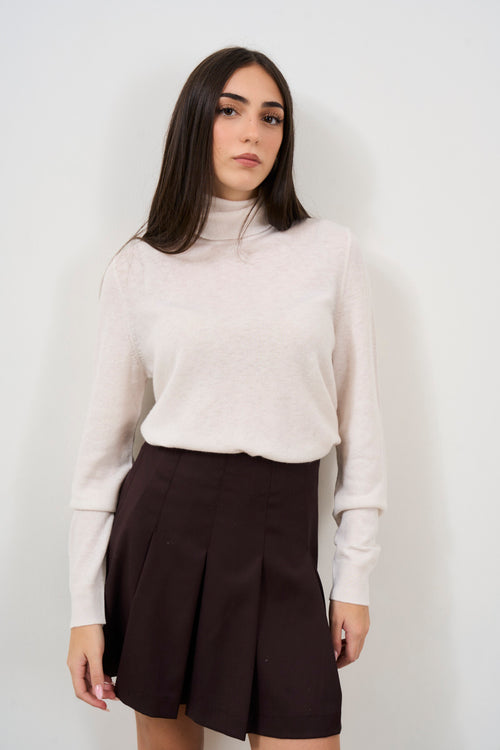 Wool turtleneck long sleeves - 2