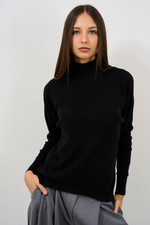 Black women's turtleneck - 2