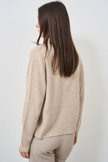 Beige women's sweater - 5