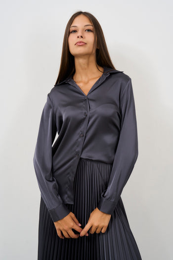 Camicia donna effetto seta - 3