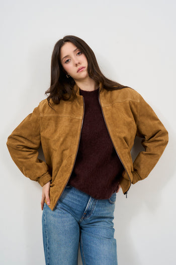 Bomber donna in suede - 7