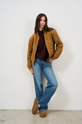 Bomber donna in suede - 8