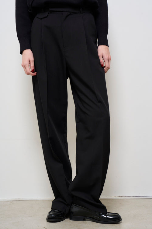 Pantalone donna dritto nero