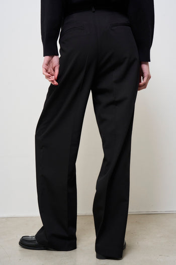 Pantalone donna dritto nero - 3