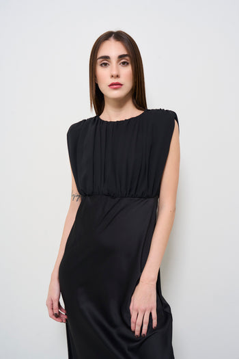 Long black women's dress - 3